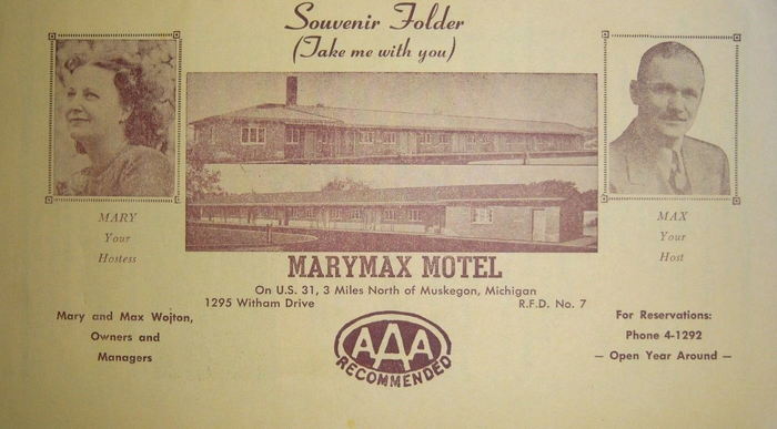 Marymax Motel - Old Ad